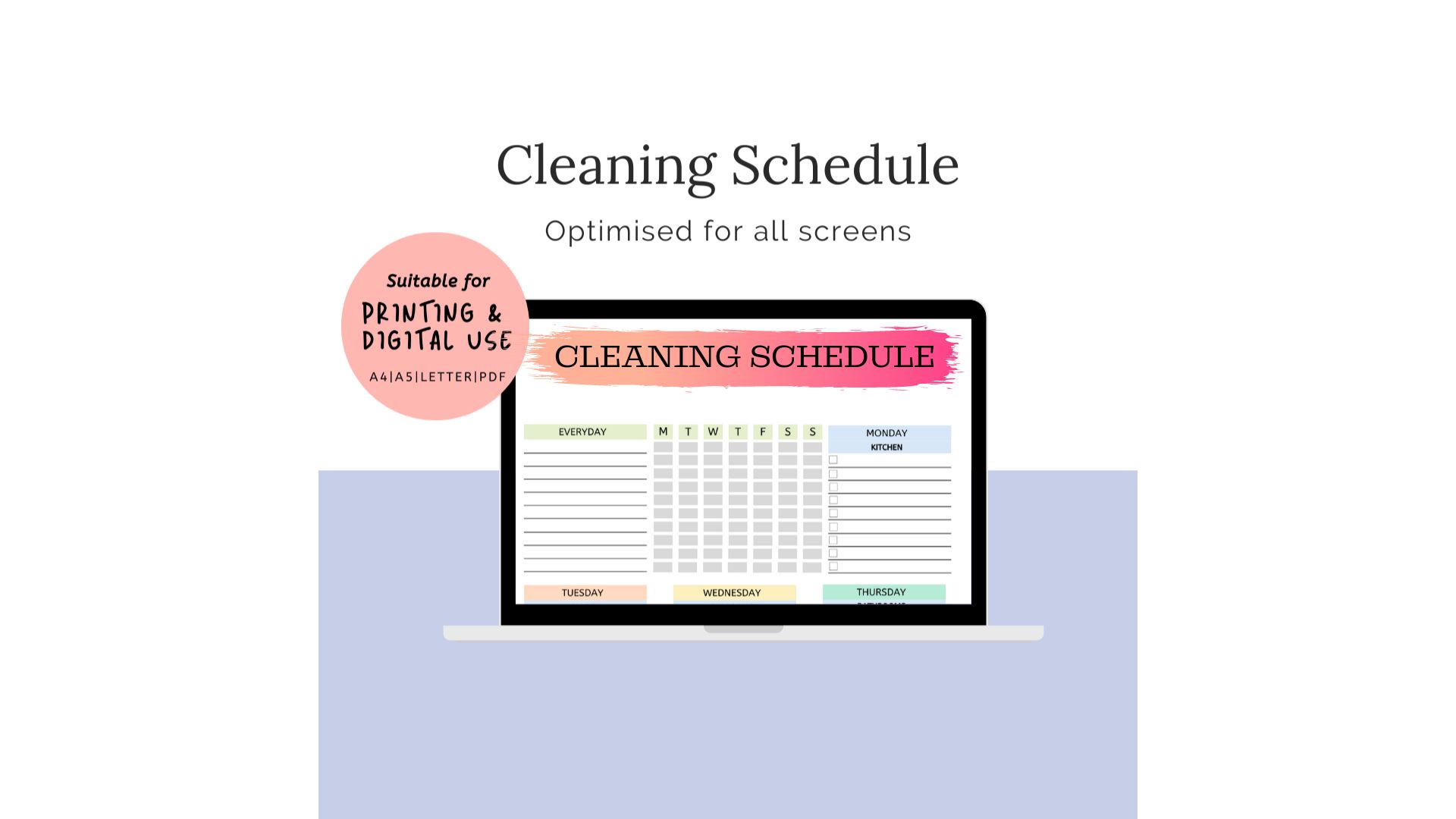 CLEANING SCHEDULE preview1